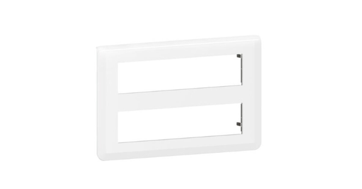 Plaque De Finition Legrand Mosaic 2x6 Modules, Blanc - Réf. 078836 / 78836 - Neuf